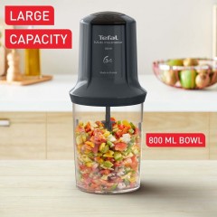 Tefal MQ718BF0 Πολυκόπτης Multi 500W με Δοχείο 800ml Μαύρος